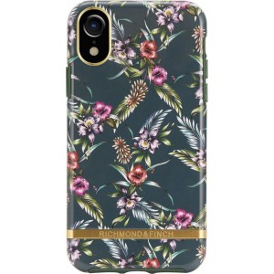 Richmond & Finch Emerald Blossom - Gold details for iPhone XR colourful