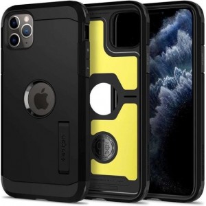 Hoesje Apple iPhone 11 Pro Max - Spigen Tough Armor XP Case - Zwart