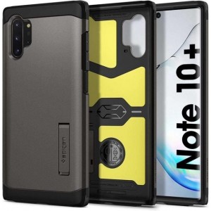 Spigen Tough Armor Samsung Galaxy Note 10 Plus Hoesje - Gunmetal