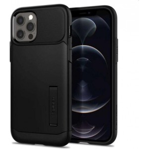 Spigen Slim Armor Apple iPhone 12/12 Pro Hoesje - Zwart