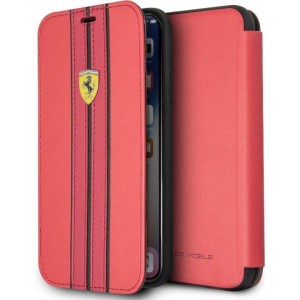 Ferrari Book Cover - Rood - voor iPhone X / Xs