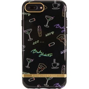 Richmond & Finch Bad Habits - Gold details for iPhone 6+/6s+/7+/8+ colourful