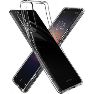 Hoesje Sony Xperia 1 II  - Spigen Liquid Crystal Case - Doorzichtig/Transparant