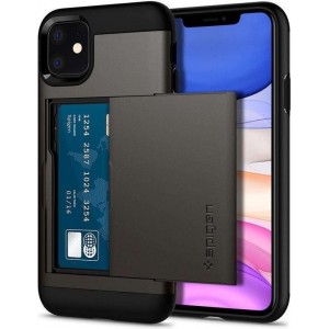 Spigen Slim Armor CS Apple iPhone 11 Hoesje - Gunmetal