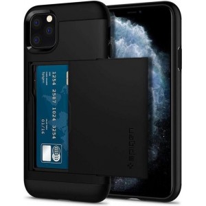 Spigen Slim Armor CS Case Apple iPhone 11 Pro Max - Zwart