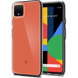 Hoesje Google Pixel 4 - Spigen Liquid Crystal Case - Doorzichtig/Transparant