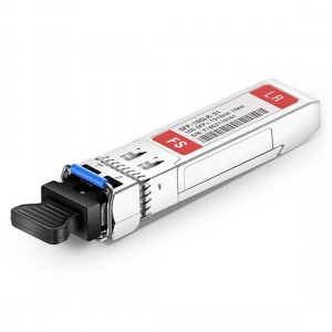 Dual-Rate 1000BASE-LX and 10GBASE-LR SFP+ 1310nm 10km DOM Transceiver Module