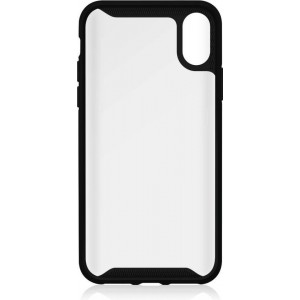 Black Rock "Schott Glazen cover" voor Apple iPhone X, Zwart