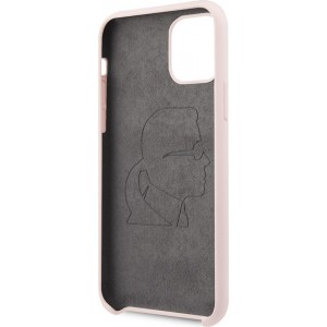 Karl Lagerfeld Backcover hoesje Iconic geschikt voor Apple iPhone 11 Pro Max - Roze - Full Body - KLHCN65SLFKPI