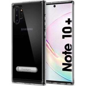 Hoesje Samsung Galaxy Note 10 Plus - Spigen Ultra Hybrid Case S - Transparant/Doorzichtig