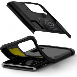 Hoesje Samsung Galaxy S20 Ultra - Spigen Tough Armor Case - Zwart