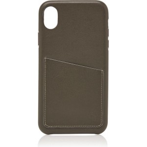 Castelijn & Beerens - Nappa X Back Cover Wallet iPhone XR | groen - Groen