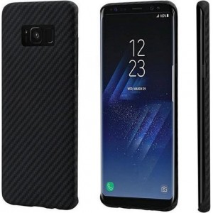 Pitaka Samsung Galaxy S8 Plus Cover Hoesje - 100 % Aramid - Carbon Look - Ultra dun - Zeer sterk