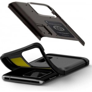 Hoesje Samsung Galaxy S20 Ultra - Spigen Tough Armor Case - Gunmetal