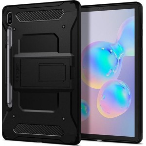 Spigen Tough Armor Pro Backcover Samsung Galaxy Tab S6 hoesje - Zwart