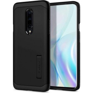 Hoesje OnePlus 8 - Spigen Tough Armor Case - Zwart