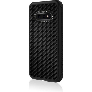 Real Carbon Backcover Samsung Galaxy S10e hoesje - Zwart