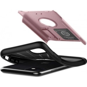 Hoesje Apple iPhone 11 - Spigen Slim Armor Case - Rosé Goud