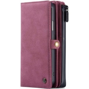 CASEME - Apple iPhone 11 Luxe Multi Wallet Case - Rood