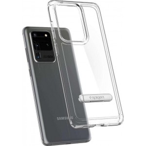 Hoesje Samsung S20 Ultra - Spigen Ultra Hybrid Case S - Transparant/Doorzichtig