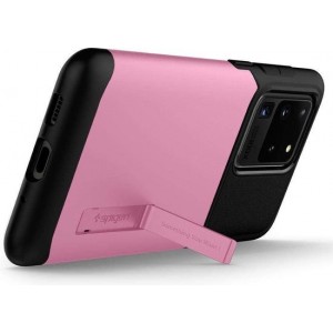 Hoesje Samsung Galaxy S20 Ultra - Spigen Slim Armor Case - Roze