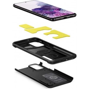 Hoesje Samsung Galaxy S20 Plus - Spigen Tough Armor Case - Zilver