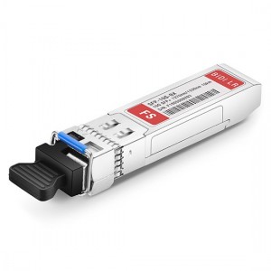 Cisco SFP-10G-BXU-I Compatible 10GBASE-BX10-U SFP+ 1270nm-TX/1330nm-RX 10km DOM Transceiver Module