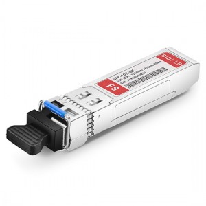 Cisco SFP-10G-BX20U-I Compatible 10GBASE-BX20-U SFP+ 1270nm-TX/1330nm-RX 20km DOM Transceiver Module