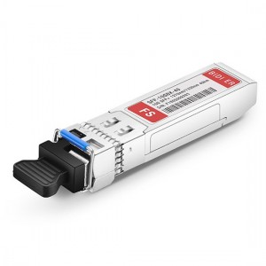 Cisco SFP-10G-BX40U-I Compatible 10GBASE-BX40-U SFP+ 1270nm-TX/1330nm-RX 40km DOM Transceiver Module