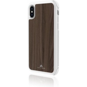 Black Rock Cover "Robust Real Wood" voor Apple iPhone Xs, Walnoot