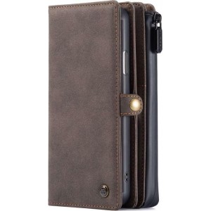 CASEME - Apple iPhone 11 Pro Luxe Multi Wallet Case - Koffie