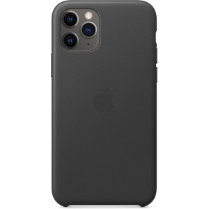 Apple Leren Hoesje voor iPhone 11 Pro - Zwart