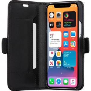 DBramante slim wallet bookcover Copenhagen - black - for Apple iPhone 12/12 Pro