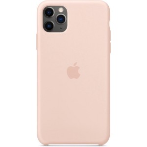 Apple Silicone Backcover iPhone 11 Pro Max hoesje - Pink Sand