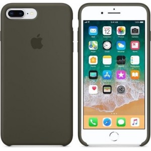 Apple Silicone Case iPhone 8 Plus / 7 Plus - Dark Olive Green