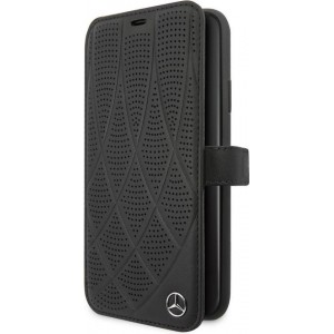 iPhone 11 Pro Max Bookcase hoesje - Mercedes-Benz - Effen Zwart - Leer