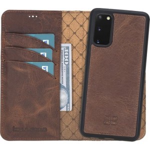 Bouletta - Samsung S20 - Afneembare BookCase hoesje - Antic Coffee