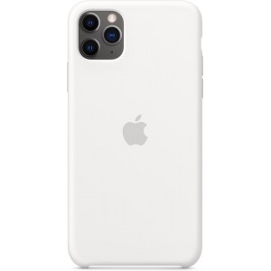 Apple Silicone Backcover iPhone 11 Pro Max hoesje - White