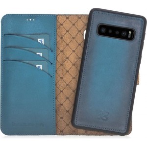 Bouletta Afneembare 2-in-1 BookCase Samsung Galaxy S10 Dark Blue