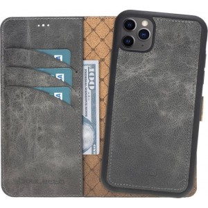 Bouletta Uitneembare 2-in-1 WalletCase iPhone 11 Pro Max - Marble Grey