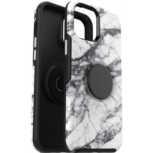 Otter+Pop Symmetry case voor Apple iPhone 12 Pro Max - Wit marmer