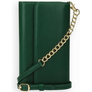 Selencia Eny Uitneembare Vegan Lederen Clutch iPhone 11 hoesje - Groen