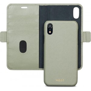 iPhone XR Bookcase hoesje - dbramante1928 - Effen Groen - Leer