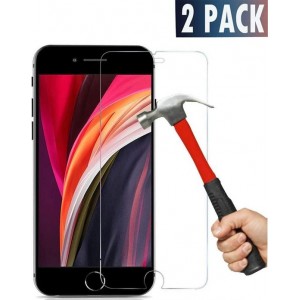 2 Stuks Screenprotector Tempered Glass Glazen Gehard Screen Protector 2.5D 9H (0.3mm) - iPhone 7 Plus / 8 Plus