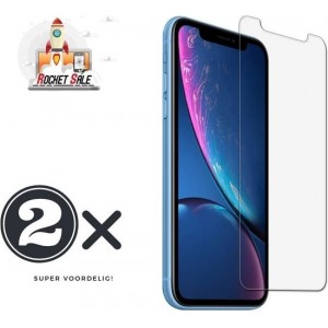 iPhone 11 / XR Screenprotector Tempered Glass Screen Cover - 2 PACK Rocket Sale