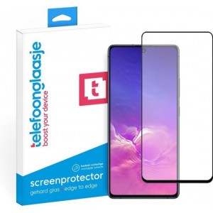 Samsung Galaxy S10 Lite screenprotector gehard glas Edge to Edge