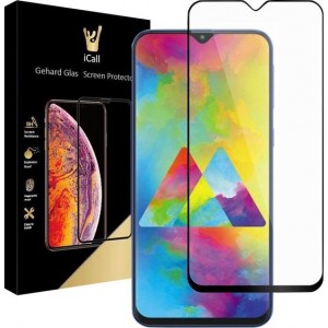 Samsung Galaxy M20 Screenprotector - Tempered Gehard Glas - Full Screen Volledig Beeld - iCall