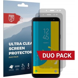 Rosso Samsung Galaxy J6 Ultra Clear Screen Protector Duo Pack