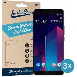 Just in Case Screen Protector HTC U12 Plus - Crystal Clear - 3 stuks