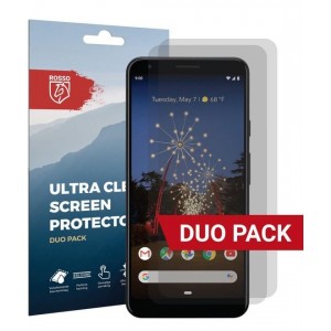 Rosso Google Pixel 3A Ultra Clear Screen Protector Duo Pack